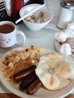 Hash Browns Bacon and Eggs